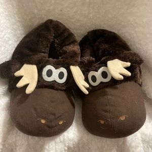 Adult size Moose slippers worn one time for a skit.